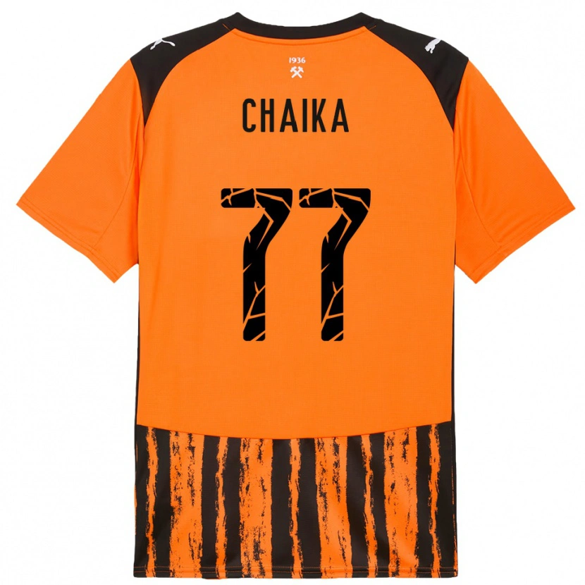 Danxen Kobiety Nadiia Chaika #77 Pomarańczowo-Czarny Domowa Koszulka 2025/26 Koszulki Klubowe