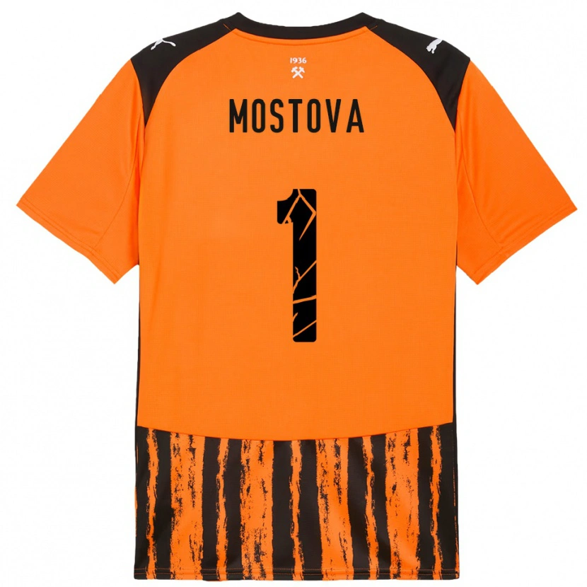 Danxen Kobiety Inha Mostova #1 Pomarańczowo-Czarny Domowa Koszulka 2025/26 Koszulki Klubowe