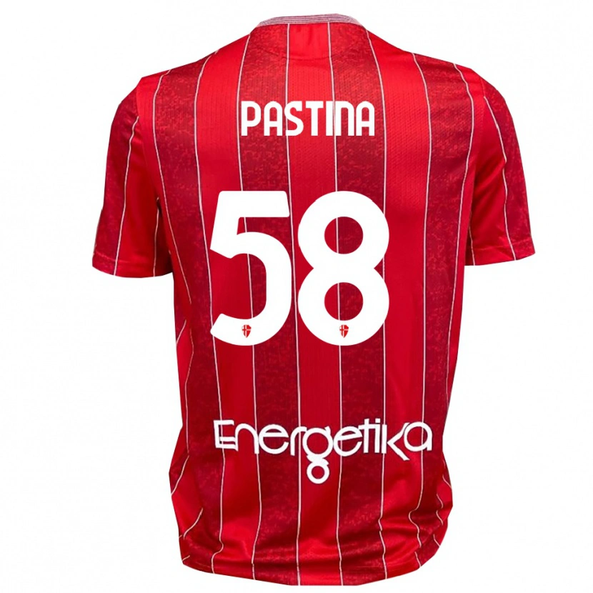 Danxen Kobiety Christian Pastina #58 Czerwono-Biały Wyjazdowa Koszulka 2025/26 Koszulki Klubowe