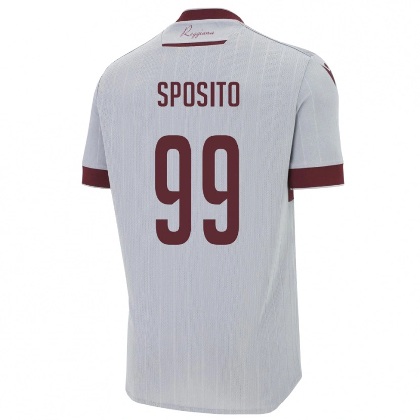 Danxen Kobiety Alex Sposito #99 Bordowo-Biały Wyjazdowa Koszulka 2025/26 Koszulki Klubowe