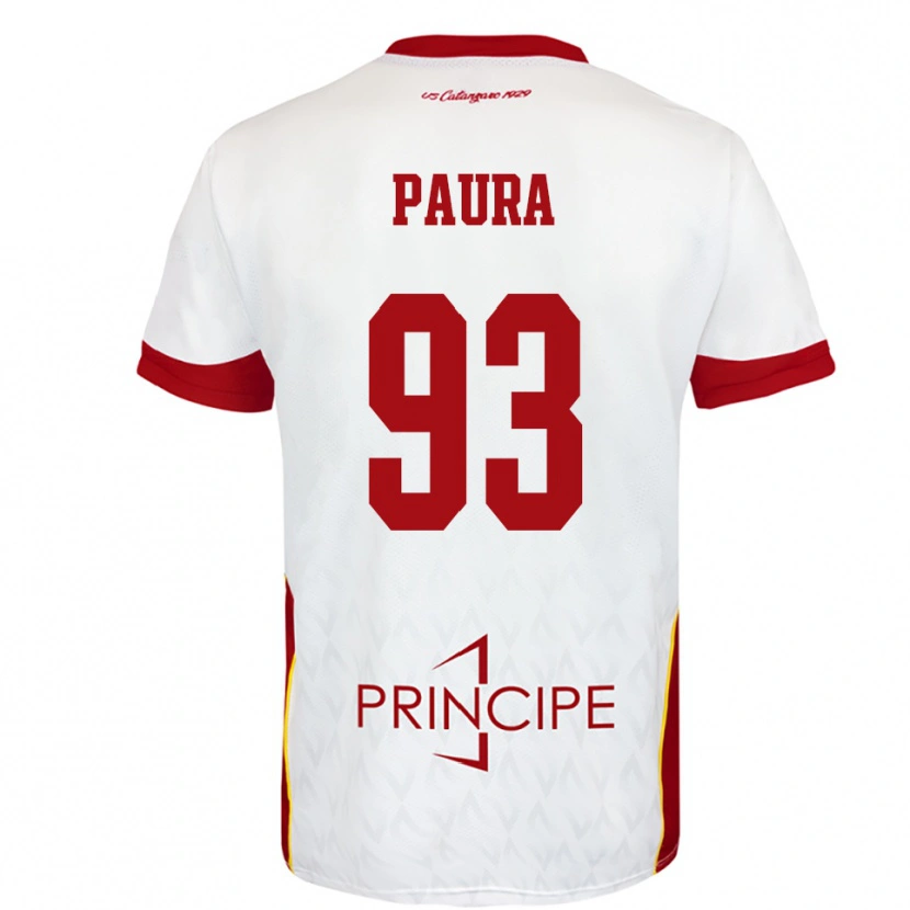 Danxen Kobiety Mario Paura #93 Biało-Czerwony Wyjazdowa Koszulka 2025/26 Koszulki Klubowe