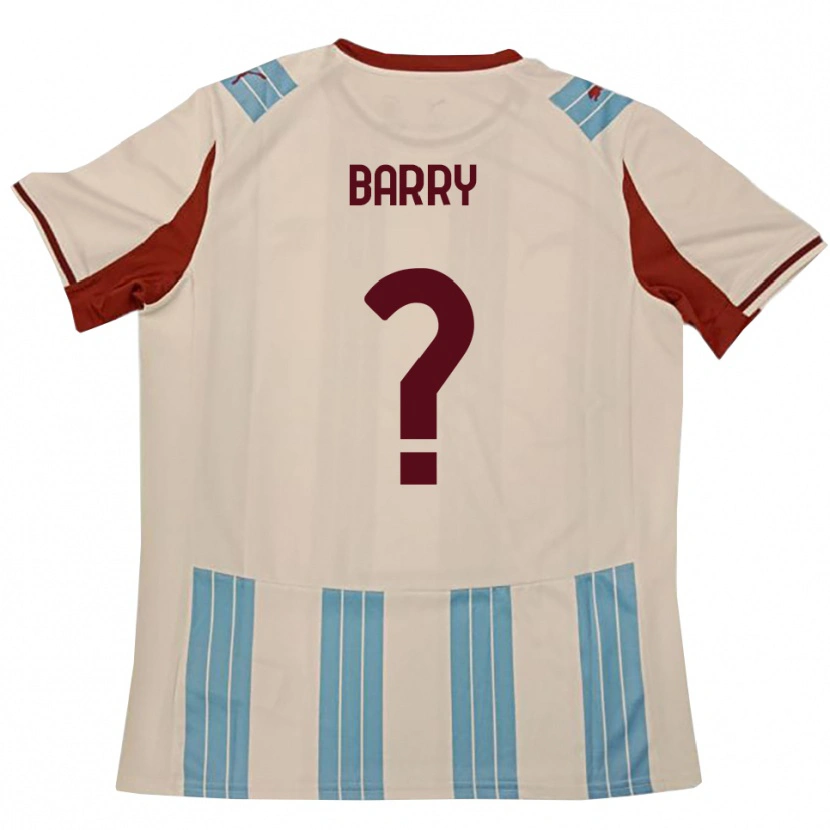 Danxen Kobiety Sammy Barry #0 Błękitno-Biały Wyjazdowa Koszulka 2025/26 Koszulki Klubowe