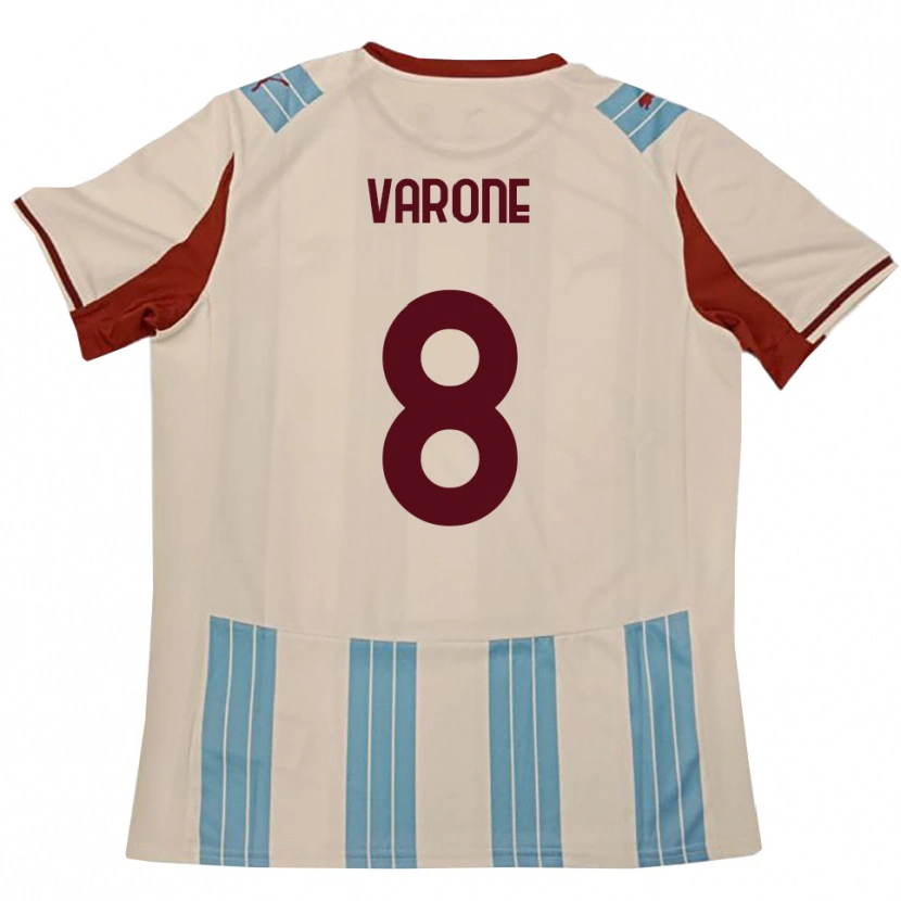 Danxen Kobiety Ivan Varone #8 Błękitno-Biały Wyjazdowa Koszulka 2025/26 Koszulki Klubowe