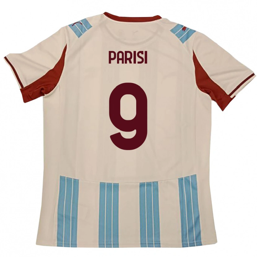 Danxen Kobiety Raffaele Parisi #9 Błękitno-Biały Wyjazdowa Koszulka 2025/26 Koszulki Klubowe