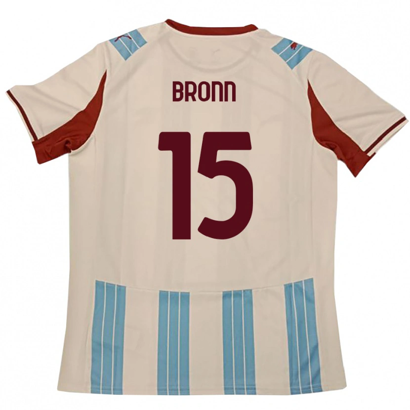 Danxen Kobiety Dylan Bronn #15 Błękitno-Biały Wyjazdowa Koszulka 2025/26 Koszulki Klubowe