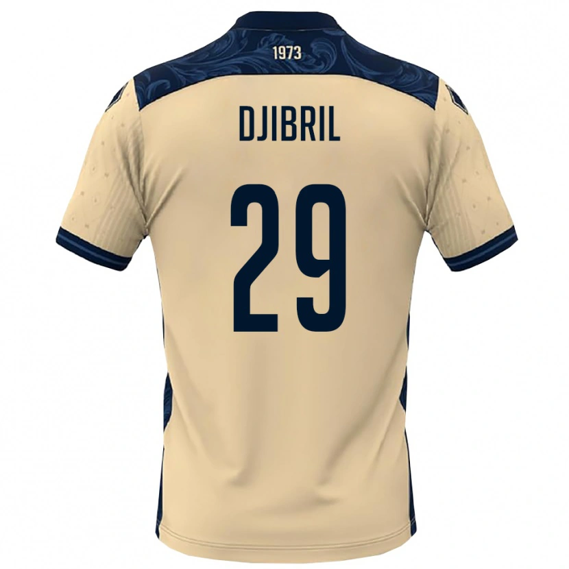 Danxen Kobiety Akim Djibril #29 Biało-Granatowy Wyjazdowa Koszulka 2025/26 Koszulki Klubowe