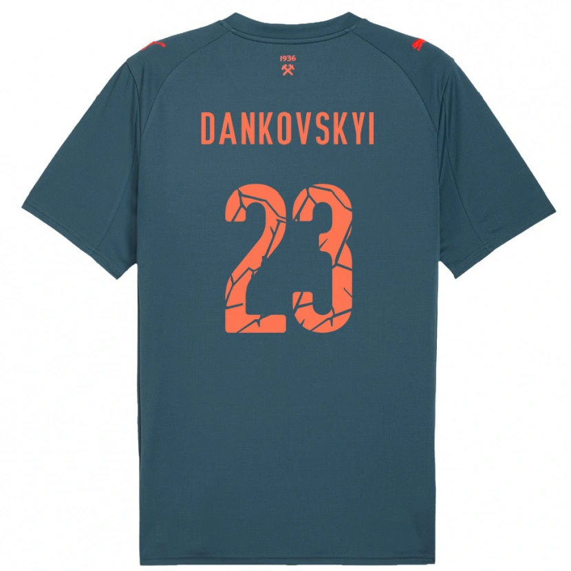 Danxen Kobiety Yegor Dankovskyi #23 Granatowo-Czerwony Wyjazdowa Koszulka 2025/26 Koszulki Klubowe