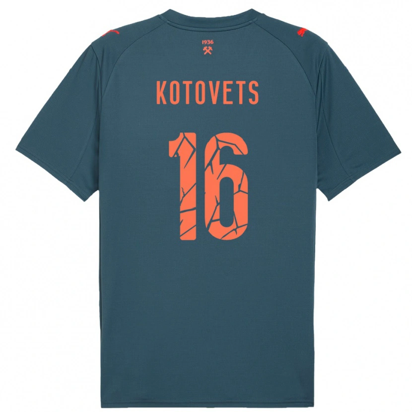 Danxen Kobiety Tetiana Kotovets #16 Granatowo-Czerwony Wyjazdowa Koszulka 2025/26 Koszulki Klubowe
