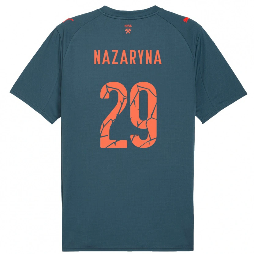 Danxen Kobiety Yegor Nazaryna #29 Granatowo-Czerwony Wyjazdowa Koszulka 2025/26 Koszulki Klubowe