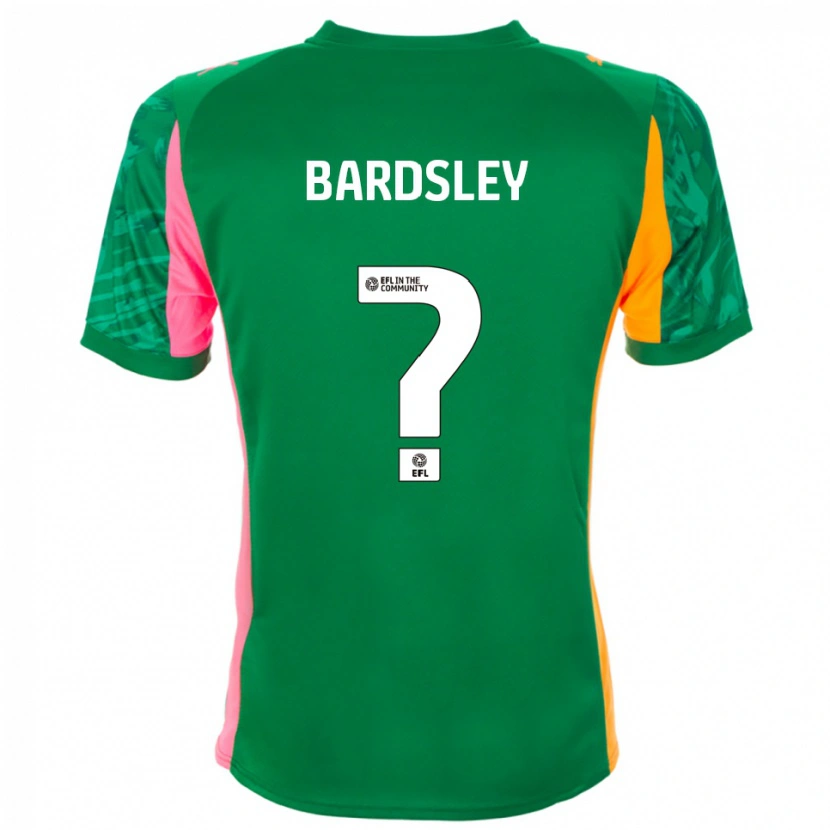 Danxen Dzieci Harvey Bardsley #0 Zielono Pomarańczowy Koszulka Bramkarska 2025/26