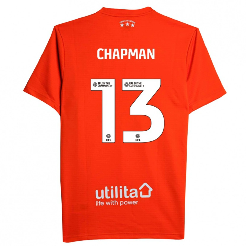 Danxen Dzieci Jacob Chapman #13 Biało Czerwony Koszulka Bramkarska 2025/26