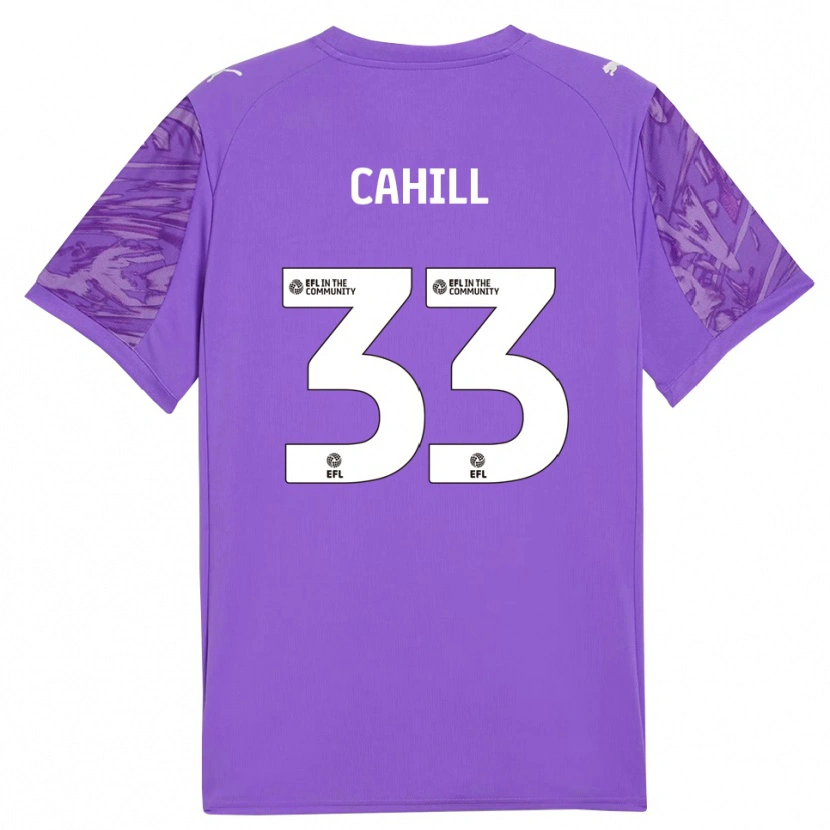 Danxen Dzieci Killian Cahill #33 Ciemny Fiolet Koszulka Bramkarska 2025/26
