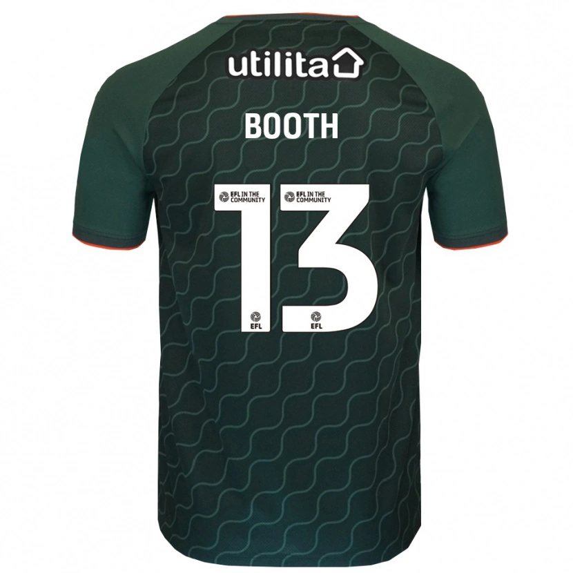 Danxen Dzieci Charlie Booth #13 Ciemna Zieleń Koszulka Bramkarska 2025/26
