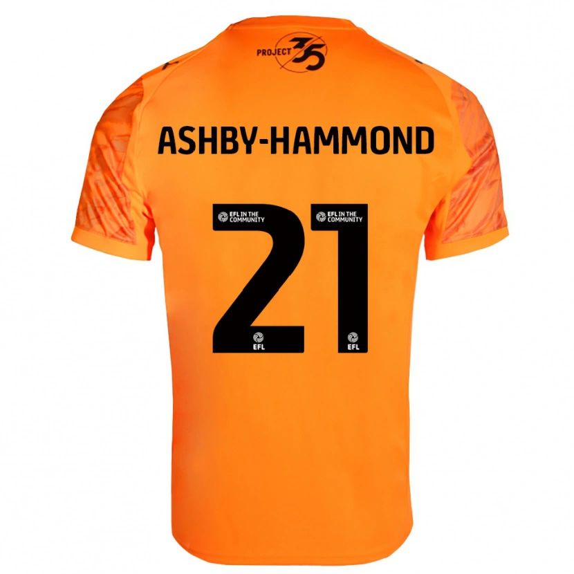 Danxen Dzieci Luca Ashby-Hammond #21 Czarny Pomarańczowy Koszulka Bramkarska 2025/26