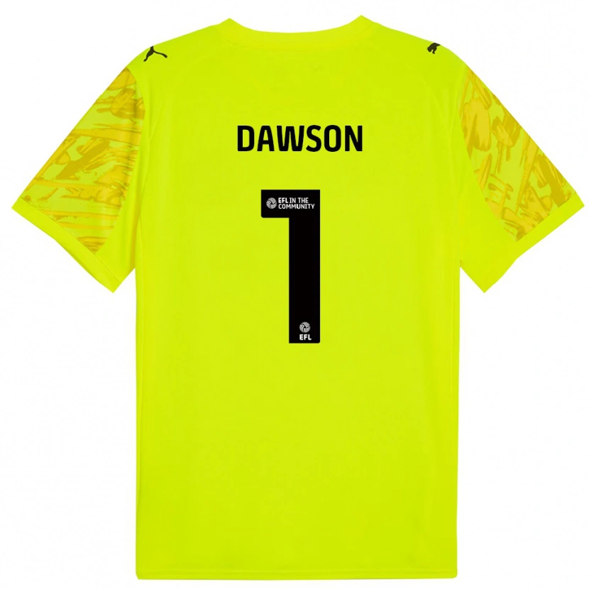 Danxen Dzieci Cameron Dawson #1 Jasnoszary I Biały Koszulka Bramkarska 2025/26