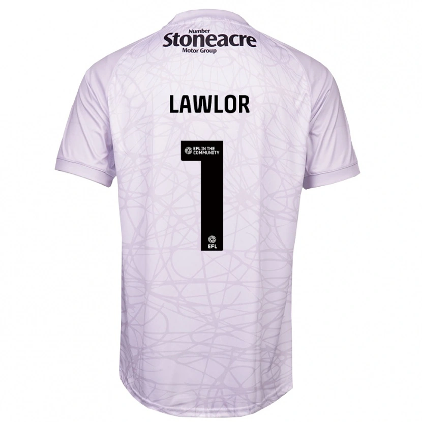 Danxen Dzieci Ian Lawlor #1 Jasnoszary I Czarny Koszulka Bramkarska 2025/26