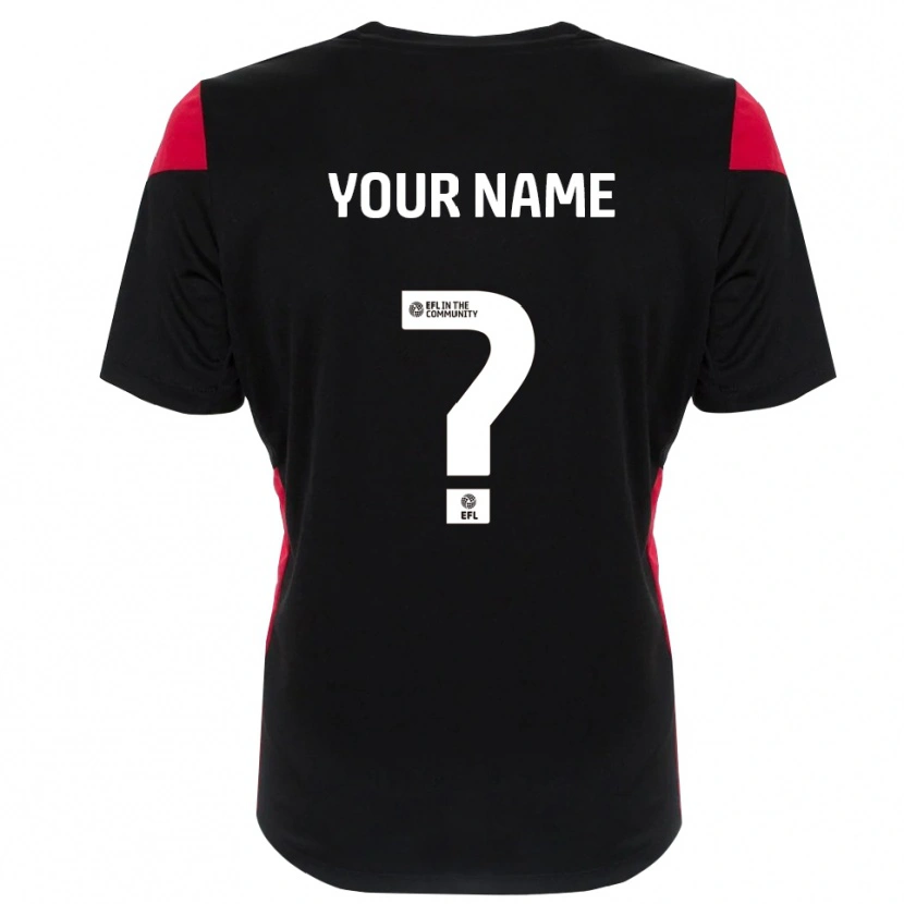Danxen Dzieci Walsall FC Czarny Biały Koszulka Bramkarska 2025/26