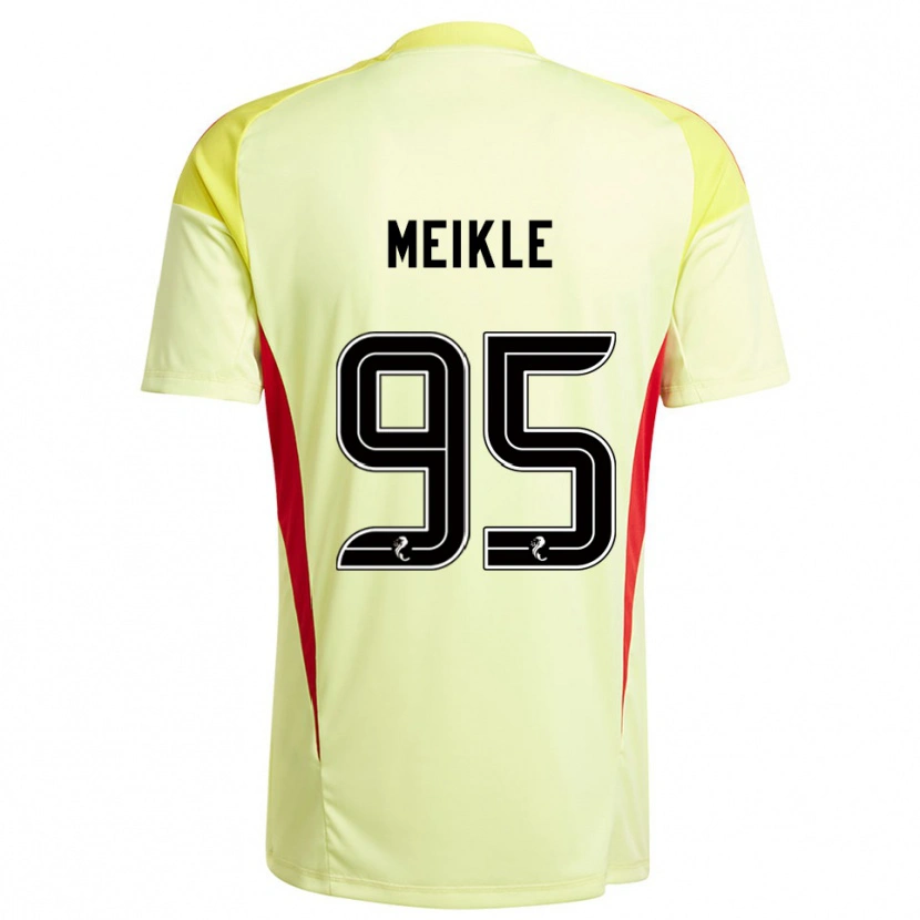 Danxen Dzieci Corey Shaw #95 Czerwono Żółty Koszulka Bramkarska 2025/26