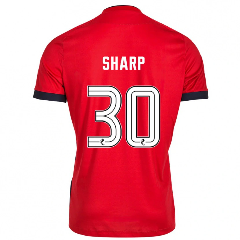 Danxen Dzieci Harry Sharp #30 Biało Czerwony Koszulka Bramkarska 2025/26