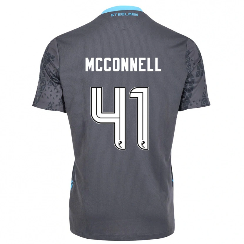 Danxen Dzieci Jack McConnell #41 Biały Szary Koszulka Bramkarska 2025/26