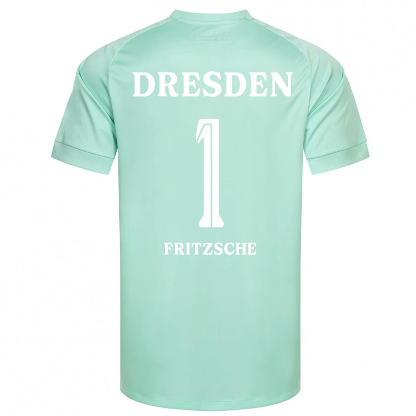 Danxen Dzieci Maximus Fritzsche #1 Jasnozielony Biały Koszulka Bramkarska 2025/26