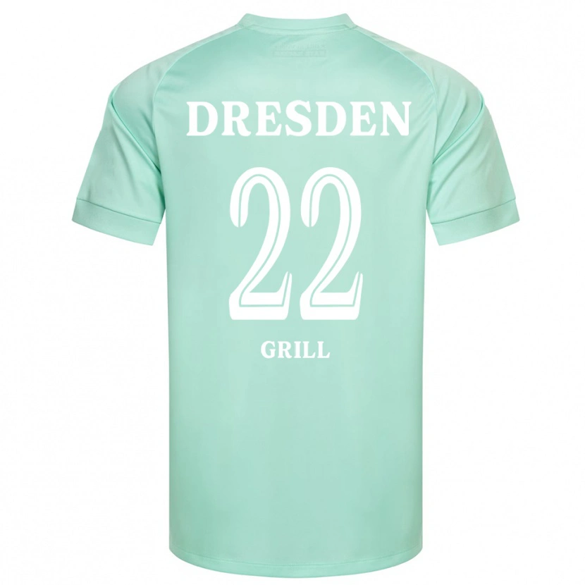 Danxen Dzieci Lennart Grill #22 Jasnozielony Biały Koszulka Bramkarska 2025/26