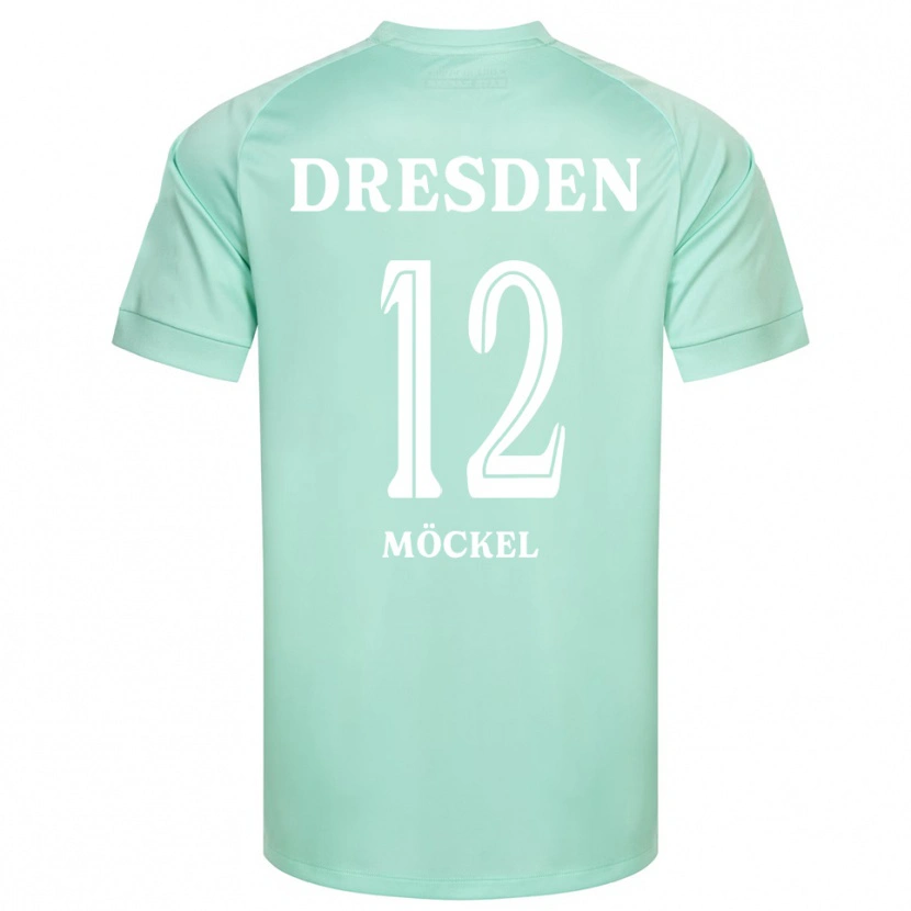 Danxen Dzieci Richard Möckel #12 Jasnozielony Biały Koszulka Bramkarska 2025/26