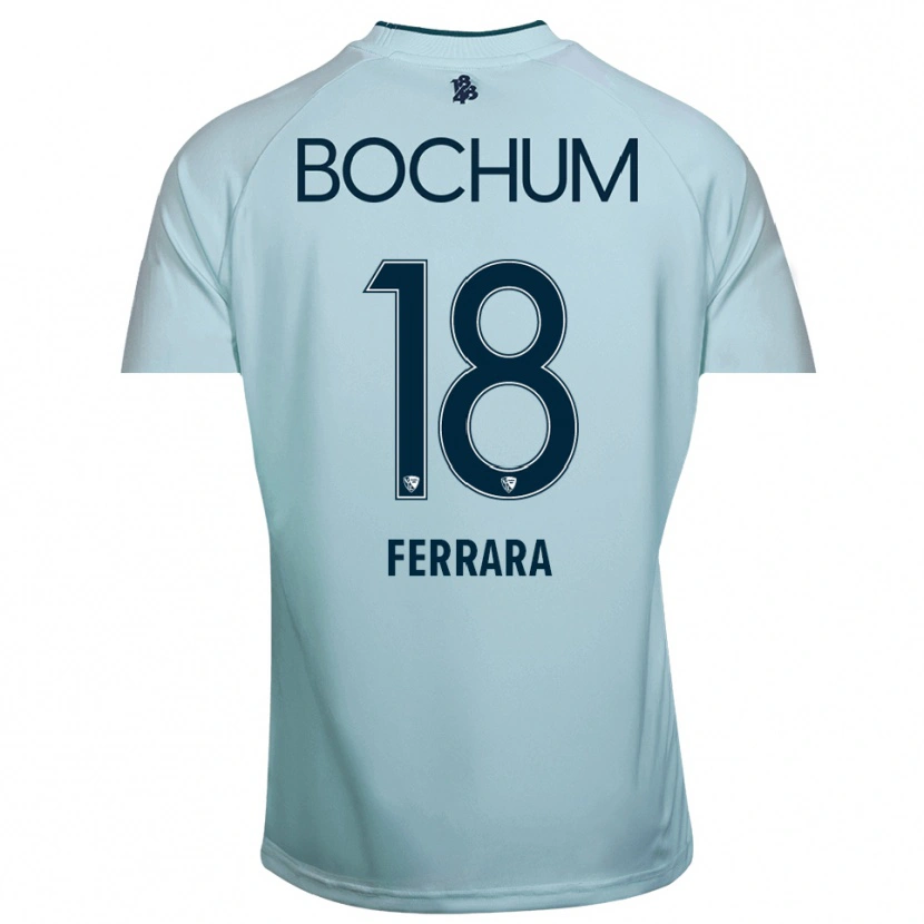 Danxen Dzieci Noah-Ali Ferrara #18 Cyjan-Niebieski Koszulka Bramkarska 2025/26