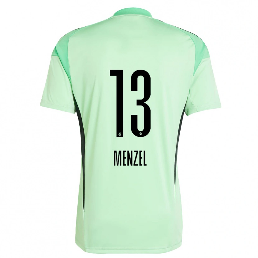 Danxen Dzieci Phillip Menzel #13 Jasnozielony Czarny Koszulka Bramkarska 2025/26