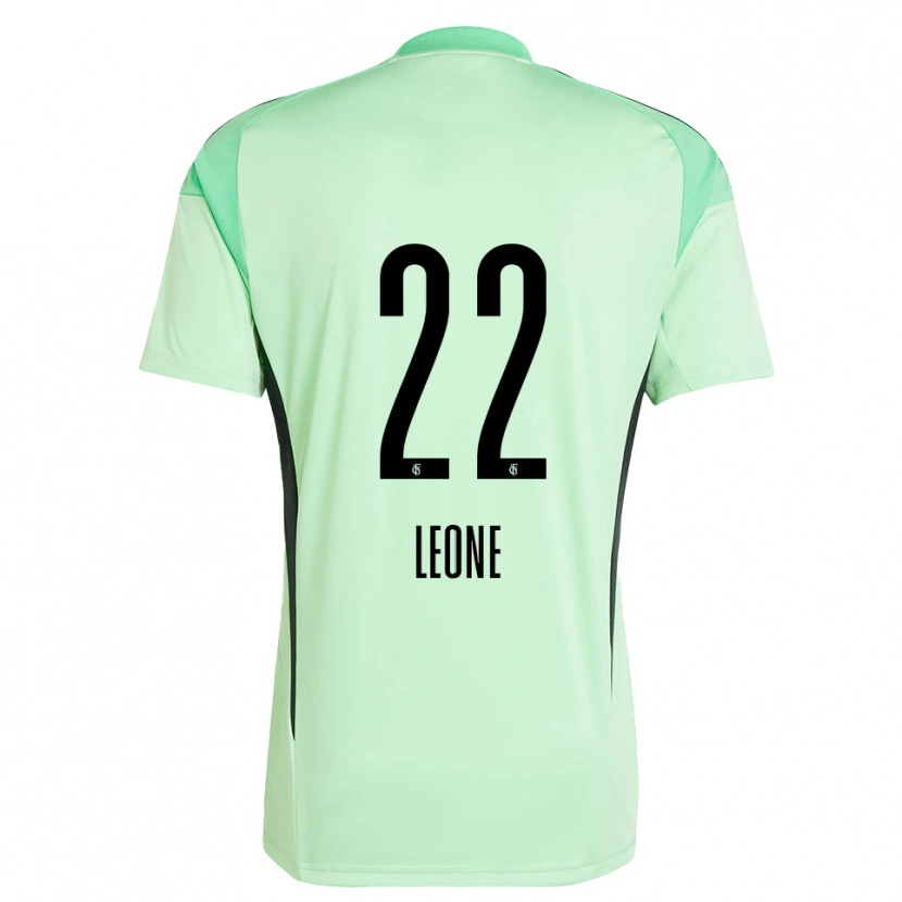 Danxen Dzieci Vincent Leone #22 Jasnozielony Czarny Koszulka Bramkarska 2025/26