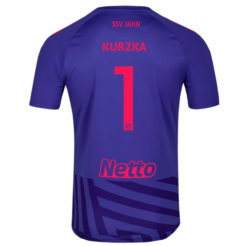 Danxen Dzieci Timo Kurzka #1 Królewski Niebieski Czerwony Koszulka Bramkarska 2025/26