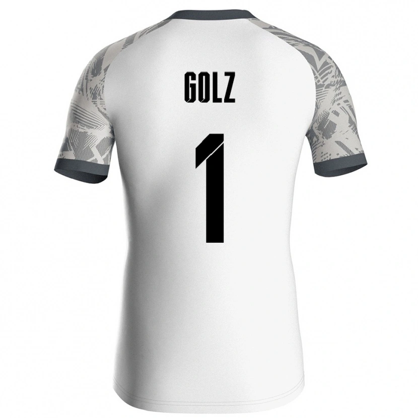 Danxen Dzieci Jakob Golz #1 Szary Biały Koszulka Bramkarska 2025/26