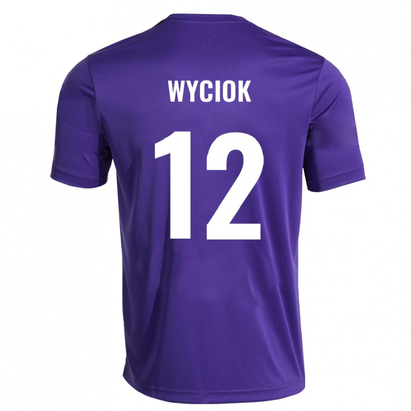 Danxen Dzieci David Wyciok #12 Fioletowy Biały Koszulka Bramkarska 2025/26