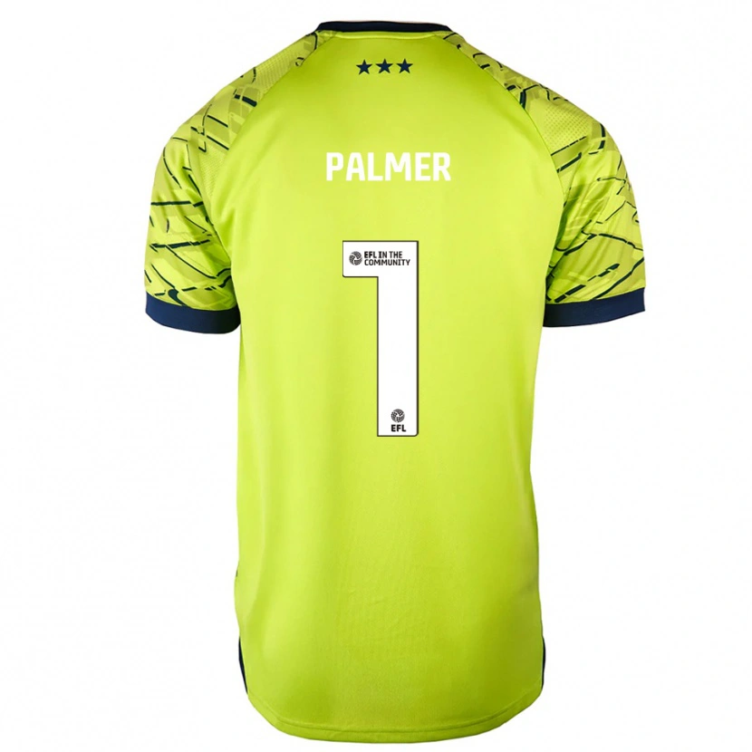 Danxen Dzieci Alex Palmer #1 Zielono-Żółty Koszulka Bramkarska 2025/26