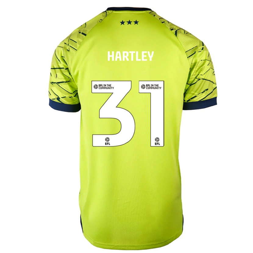Danxen Dzieci Laura Hartley #31 Zielono-Żółty Koszulka Bramkarska 2025/26