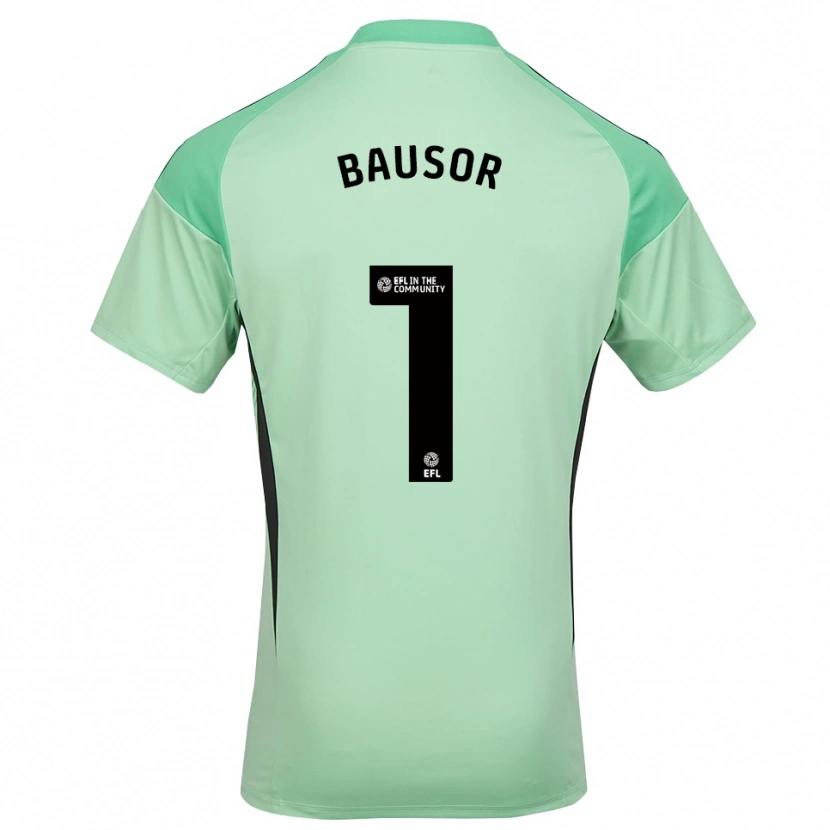 Danxen Dzieci Stevie Bausor #1 Jasnozielono-Czarny Koszulka Bramkarska 2025/26