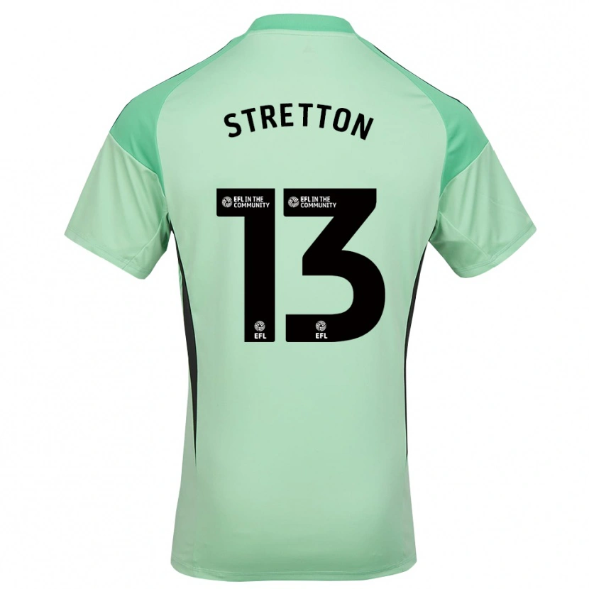Danxen Dzieci Leo Stretton #13 Jasnozielono-Czarny Koszulka Bramkarska 2025/26