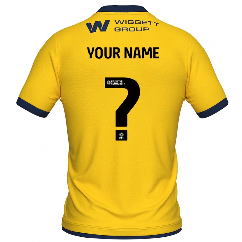 Danxen Dzieci Millwall FC Żółty I Czarny Koszulka Bramkarska 2025/26