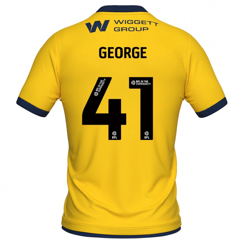 Danxen Dzieci George Evans #41 Żółty I Czarny Koszulka Bramkarska 2025/26