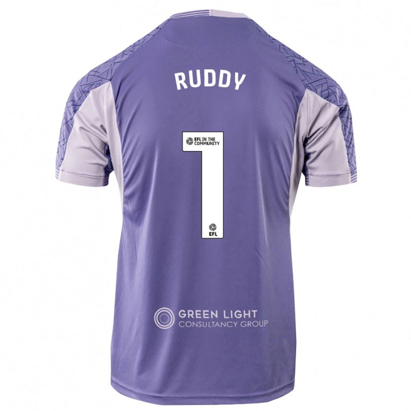 Danxen Dzieci Jack Ruddy #1 Jasnofioletowy Koszulka Bramkarska 2025/26