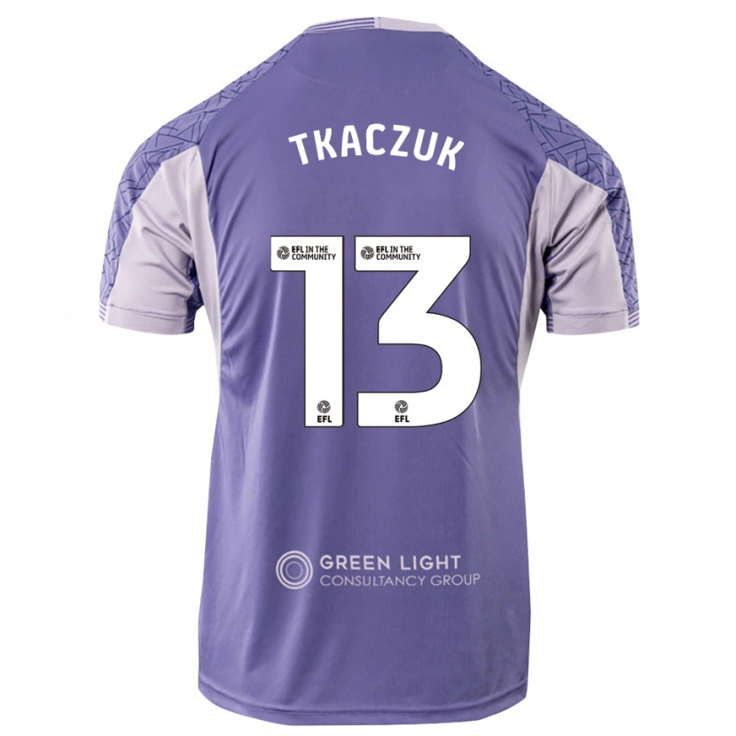 Danxen Dzieci Nikodem Tkaczuk #13 Jasnofioletowy Koszulka Bramkarska 2025/26