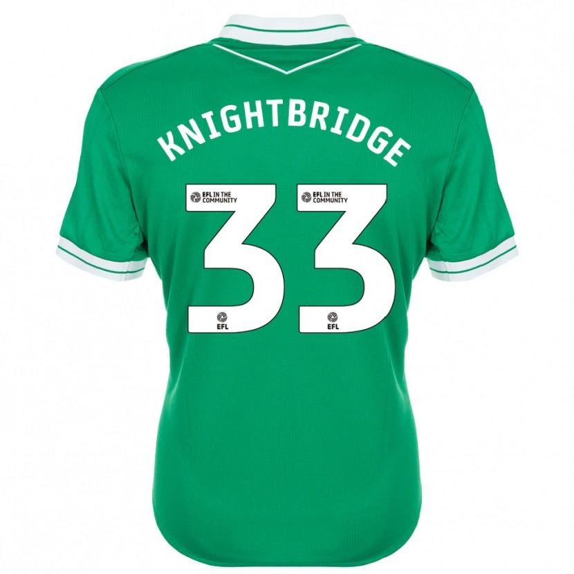 Danxen Dzieci Jacob Knightbridge #33 Biało-Zielony Koszulka Bramkarska 2025/26