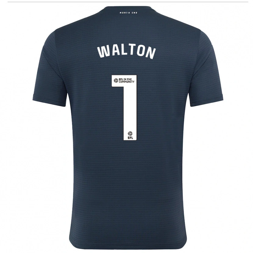 Danxen Dzieci Jack Walton #1 Czarno-Biały Koszulka Bramkarska 2025/26