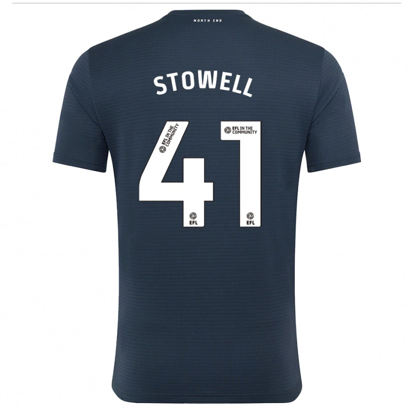 Danxen Dzieci Li-Bau Stowell #41 Czarno-Biały Koszulka Bramkarska 2025/26
