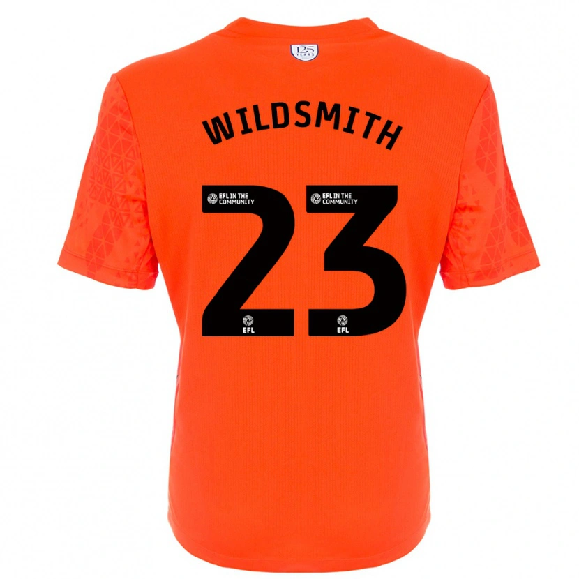 Danxen Dzieci Joe Wildsmith #23 Czarno-Pomarańczowy Koszulka Bramkarska 2025/26