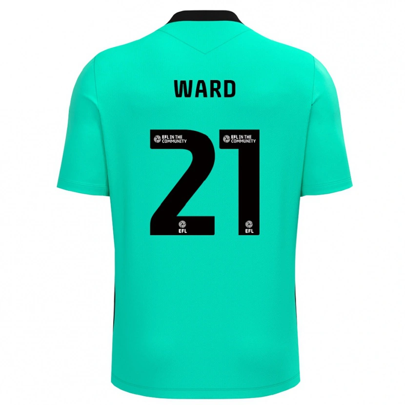 Danxen Dzieci Danny Ward #21 Turkusowy Średni Koszulka Bramkarska 2025/26