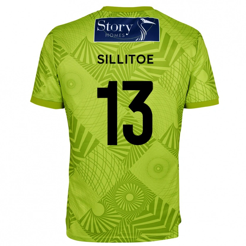 Danxen Dzieci Casey Sillitoe #13 Zielono-Żółty Koszulka Bramkarska 2025/26