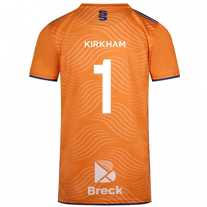 Danxen Dzieci Skye Kirkham #1 Czarno-Pomarańczowy Koszulka Bramkarska 2025/26