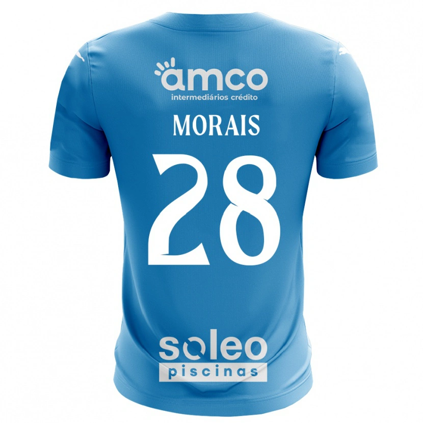 Danxen Dzieci Patrícia Morais #28 Niebieski Biały Koszulka Bramkarska 2025/26