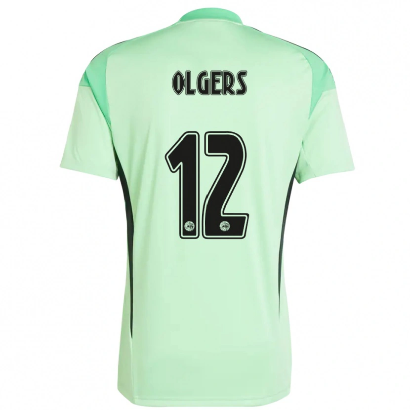 Danxen Dzieci Guus Olgers #12 Jasnozielony Czarny Koszulka Bramkarska 2025/26